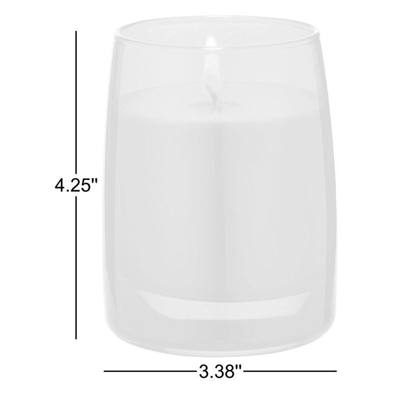 Bougie en verre dorée