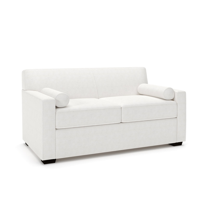 Francesca 65'' Loveseat, Nomad Snow Crypton Chenille