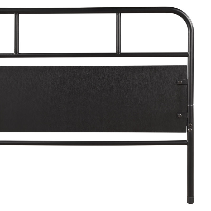 [Non autorisé à vendre à Walmart] Structure de lit plateforme en métal avec roulettes intégrées