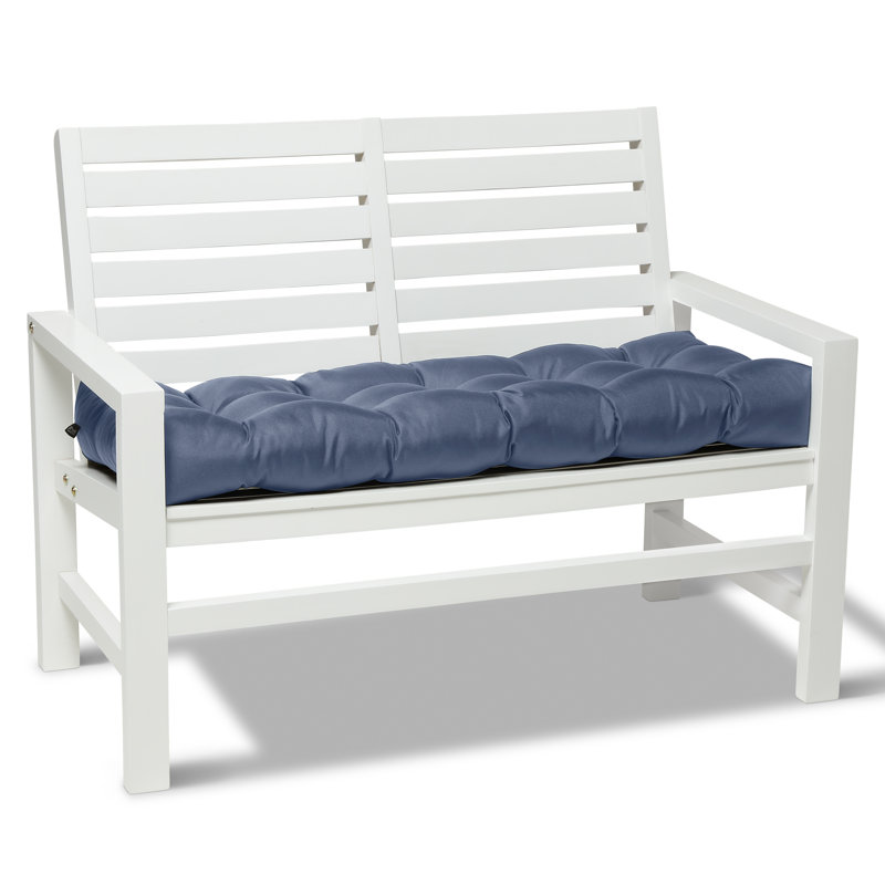 Bergholt Outdoor 5'' Bench Seat Cushion, Blue, 42" W x 5.73" D