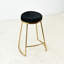 Tabourets de bar modernes de luxe Elburt 26,2 po avec pieds dorés-874330494