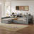 L-Shaped Daybed With Trundle, Drawer, And Usb-163008114