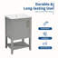 Meuble-lavabo simple avec comptoir Wilcoxen-584282289