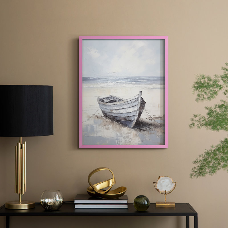 "NAUTICAL Series CDXCII", Rose, H 21 po x l 17 po