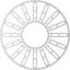 Médaillon de plafond perforé en PVC de qualité architecturale 30 po x 10 7/8 po x P 1 po-40714083-40714096