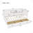 L-Shaped Bed Frame With Drawer And And Bookcase-2139796074