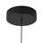 Yarrow 5-in Black Dimmable LED Pendant