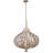 Bask Crystal Pendant - 26.5"W x 34.75"H - Gold Dust