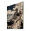 Allemagne, beau paysage, noir et blanc, impression de paysages urbains sur bois de pin naturel-628369038