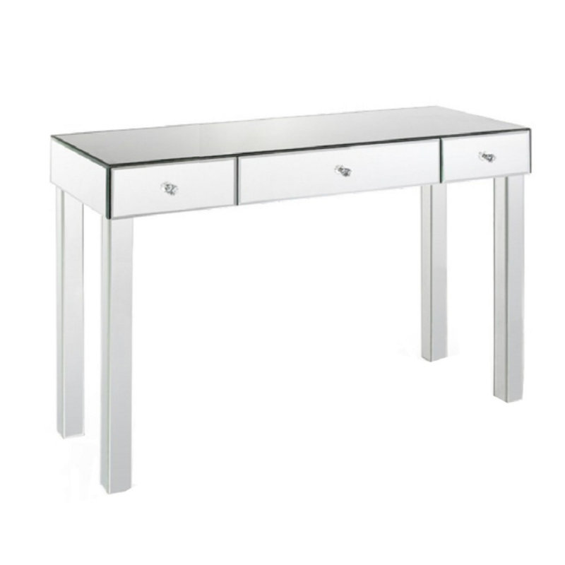 Huff 36'' Glass Top Console Table