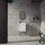 Meuble-lavabo mural 19,69 po en marbre blanc de Carrare moderne avec lavabo en céramique haute température et rangement à fermeture en douceur-1589274051