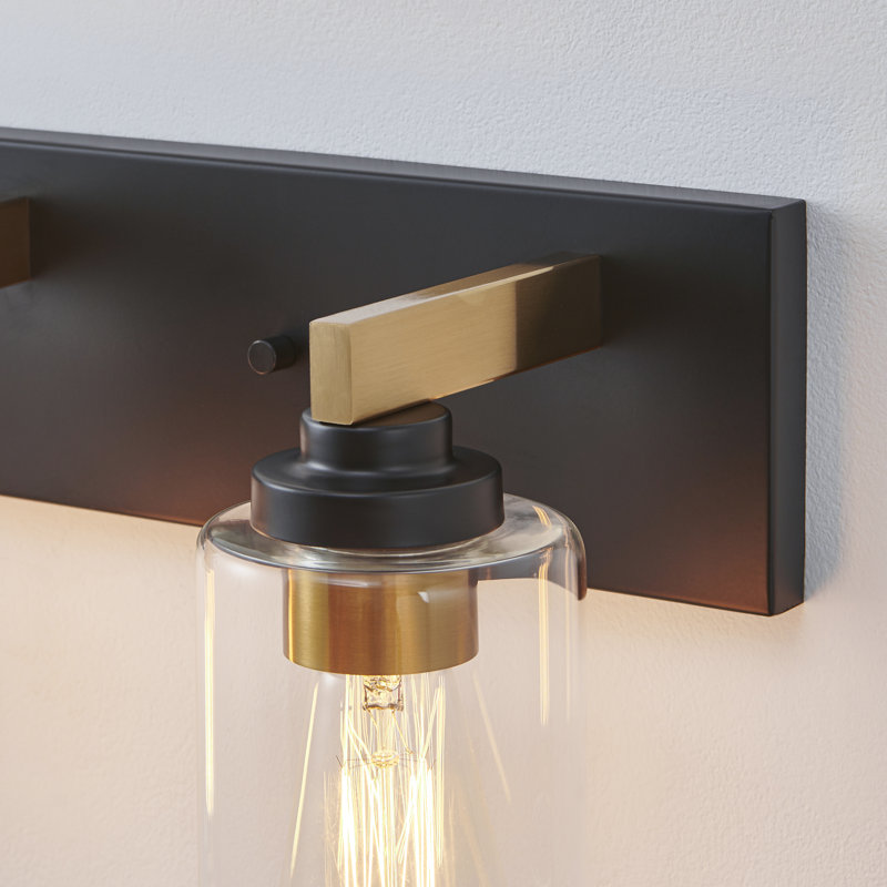 Mechthilde Dimmable Vanity Light, 2, Black/Gold