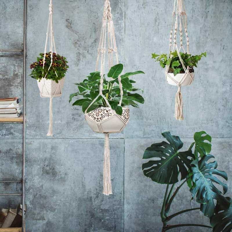 Cintres en pot de coton 40 po avec pattes en coton