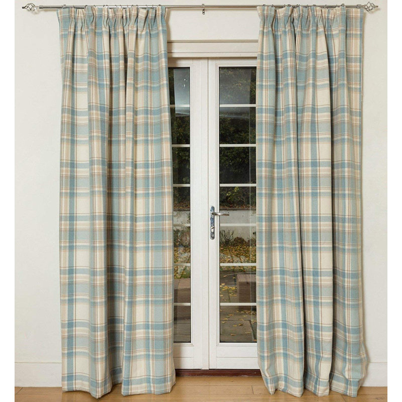 Nyasia Blackout Curtain Pair, 228 W x 137 D cm