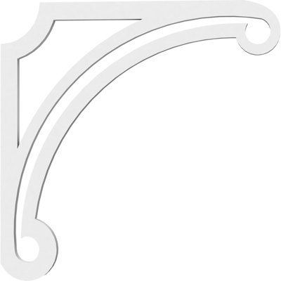 5/8"W X 14"D X 14"H Arch Architectural Grade PVC Bracket