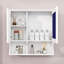 Pharmacie avec miroir, portes et tablette réglable-1583989230