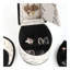 Boîte à bijoux de 9 po de hauteur avec rangement caché, conception de chaussures à talons hauts, impression de lettres au pochoir