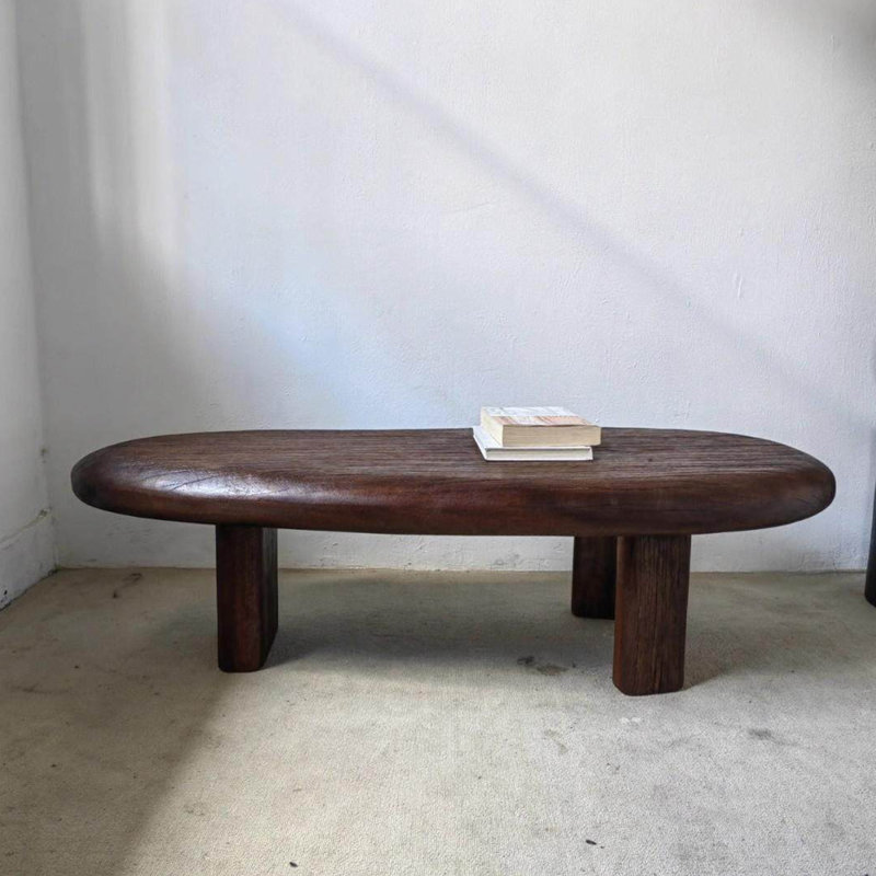 Modern-style solid wood coffee table