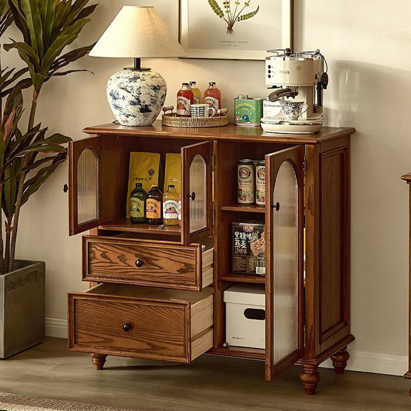 Armoire latérale de rangement minimaliste de style américain
