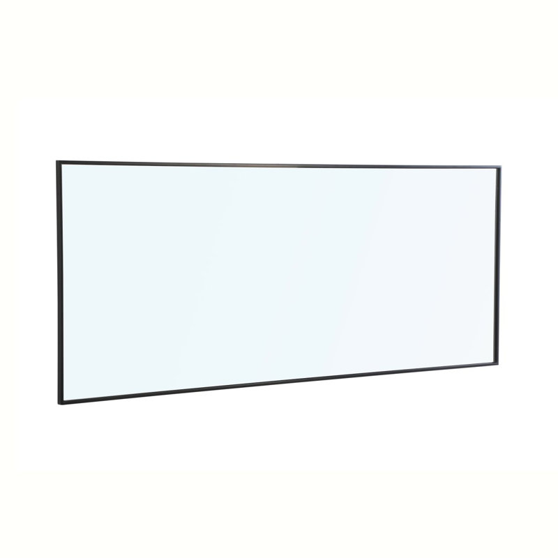 Sabine Metal Rectangle Wall Mirror, 72" x 30", Black