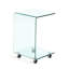 Table de bureau en verre transparent - Fin de l'évènement professionnel et pratique