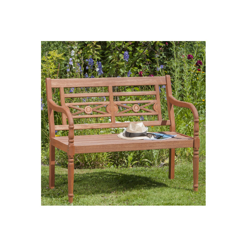 Garden bench made of solid wood