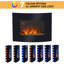 Axel Electric Fireplace Wall Mounted Led Curved Heater-15527602