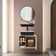 Bucharest 24'' Single Bathroom Vanity with Plastic Top with Mirror