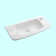 The Renovators Supply Inc. 9'' White Porcelain Rectangular Bathroom Sink with Overflow