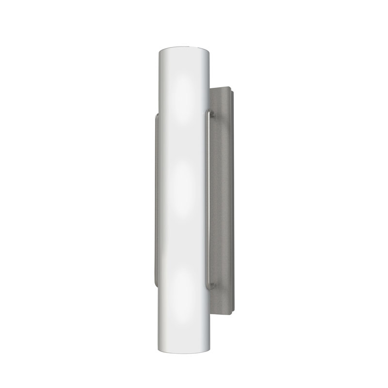Barre d’éclairage de salle de bain 3 lumières Nextra, Nickel satiné