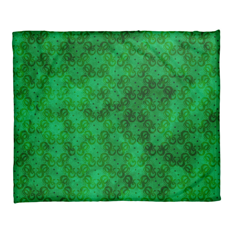 Couverture polaire Katelyn Elizabeth, l 52,5 po x L 62,5 po, Vert