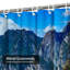 Rideau de douche avec 12 crochets Gorgeous Lake Mountains-711590824