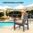 HDPE Patio Stackable Folding Adirondack Chair-1767226334