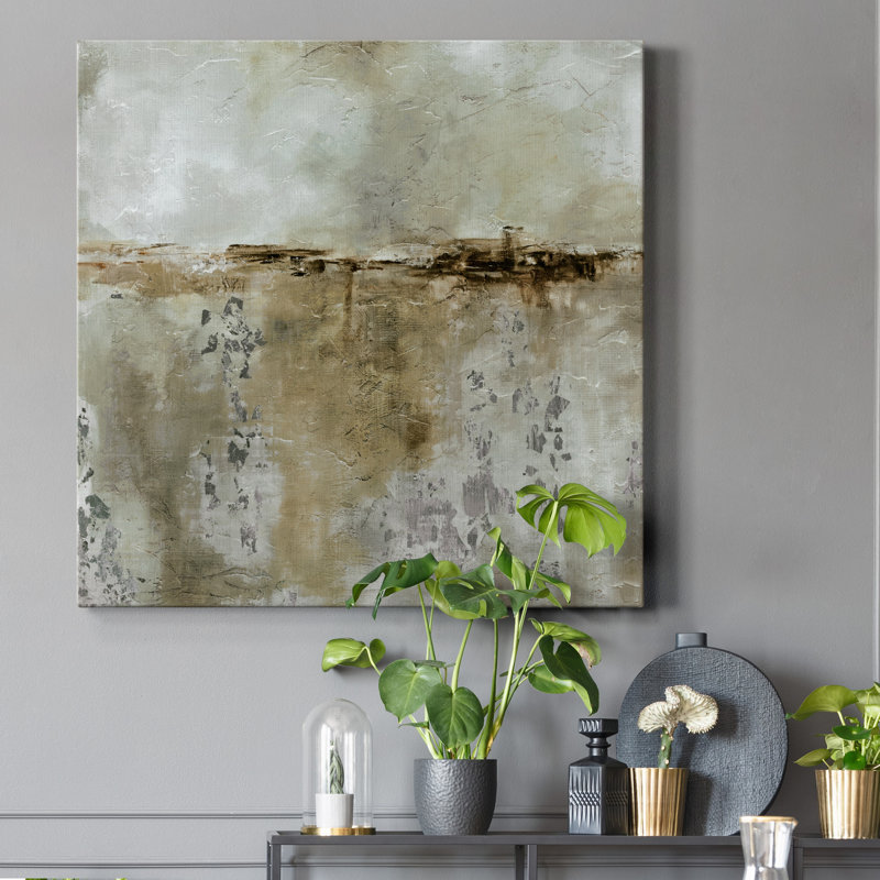 «Misty Dawn», reproduction d'art sur toile tendue, H 32 po x l 32 po x P 1 po