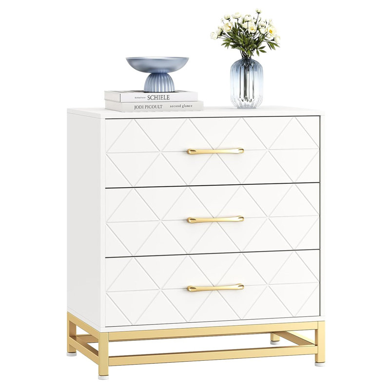 3 Drawer 60.7Cm W Chest