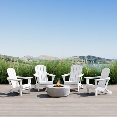 Laguna HDPE Folding Adirondack Chair