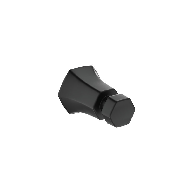 Locarno Wall Mounted Robe Hook, Matte Black