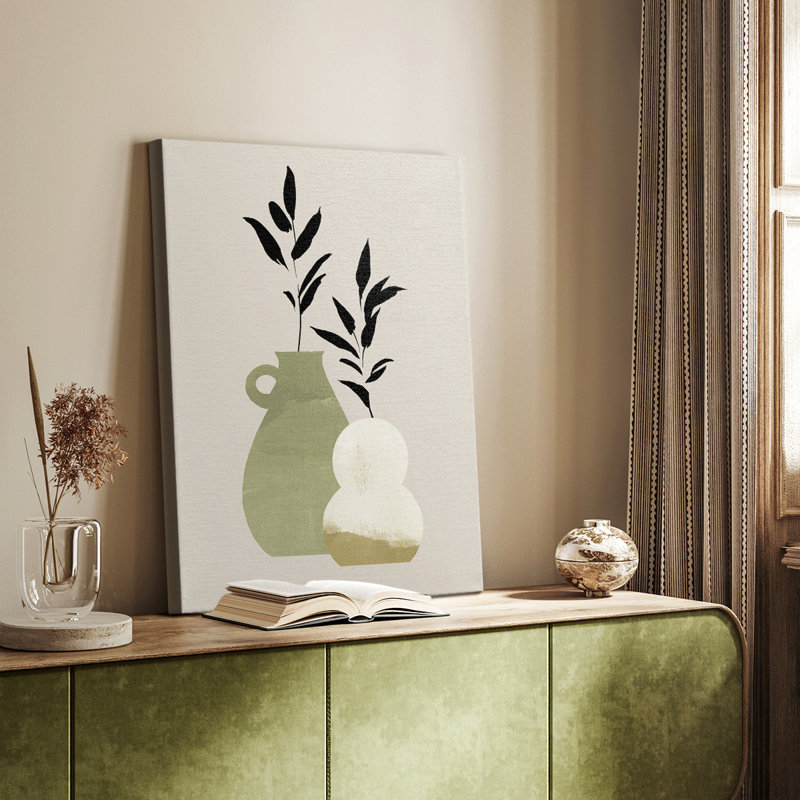 Simple Bud Vases II - galerie sur mesure, H 48 po x l 32 po
