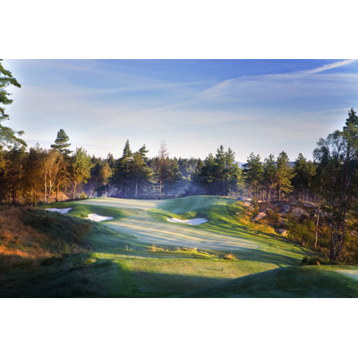Forest Golf Course by Sjoeman - Wrapped Canvas Print
