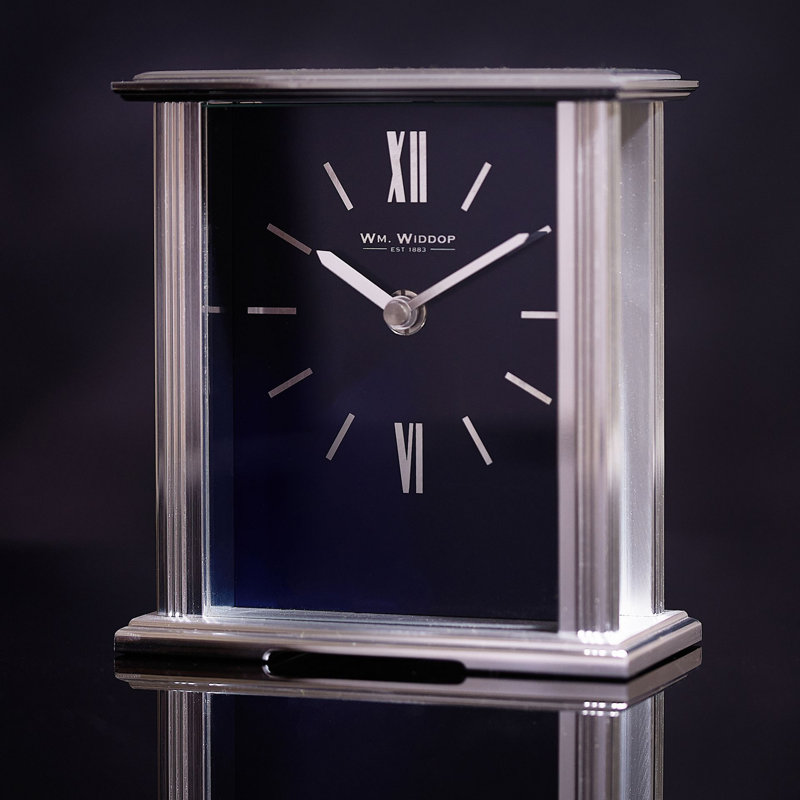 Lamartine Wall Clock, Silver