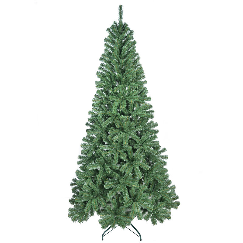 Arbre de Noël artificiel de 7 pi avec 774 pointes, branches articulées pour une installation rapide et un support en métal fiable - Démontage, support