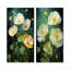 Green Buttercups Realistic Radiance - Ensemble de 2 impressions sur métal Buttercups-1068830953