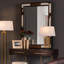 Eden Flat Leather Wall Mirror