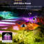 Lumières de sentier de jardin intelligentes à DEL Smart IPG RGBCW imperméables avec télécommande et contrôle d'application