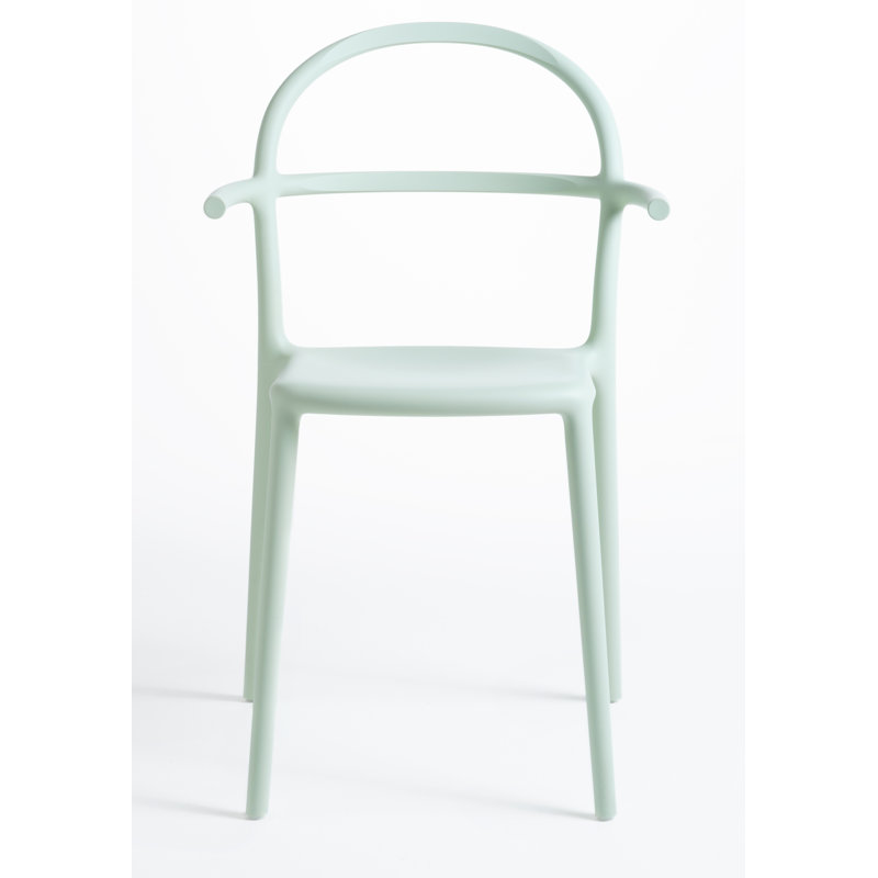 Generic C Arm Chair, Sage Green