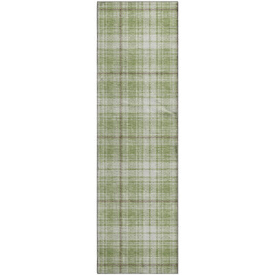 Premium Machine Washable Lyndhurst AMF993 Plaid Rug