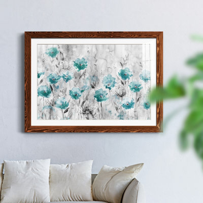 «Poppy Garden» - peinture encadrée