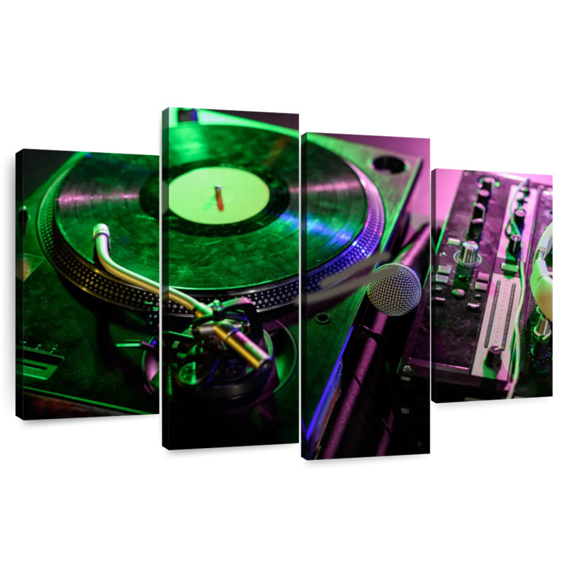 Tourne-disque Abarca, H 22 po x l 36 po