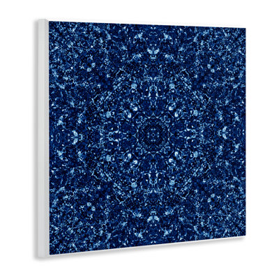 Geometric Mosaic Pattern Wall Plaque Art by El Perkin