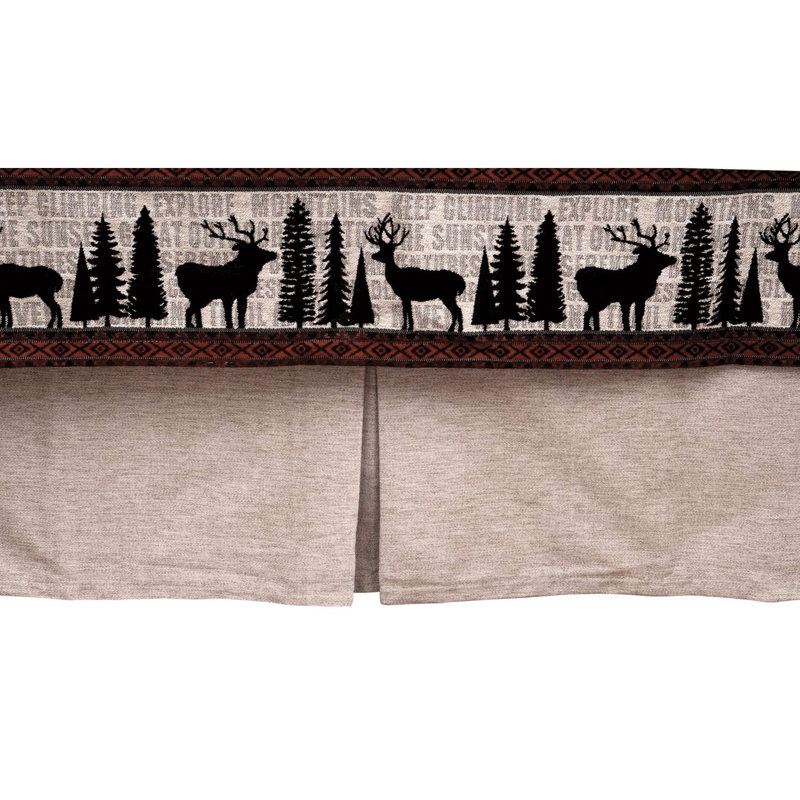 Woodzy River Lazy Lodge - Jupe de lit - Simple, Twin